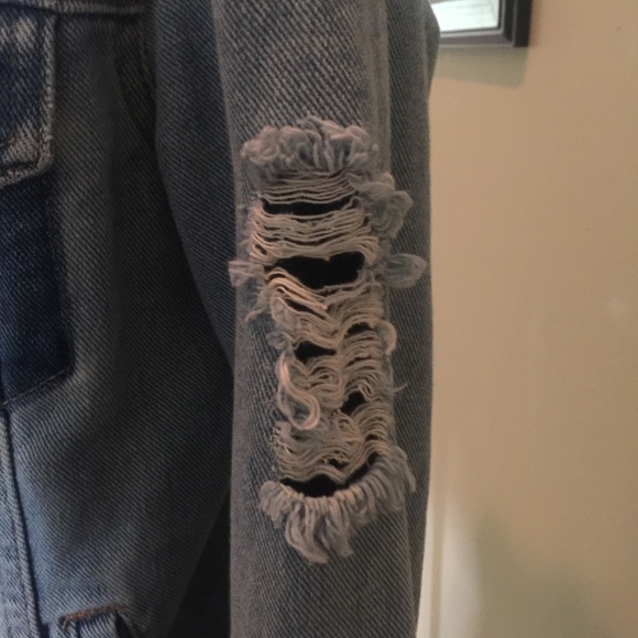 PacSun Distressed Denim/Jacket- SM - Picture 3 of 6
